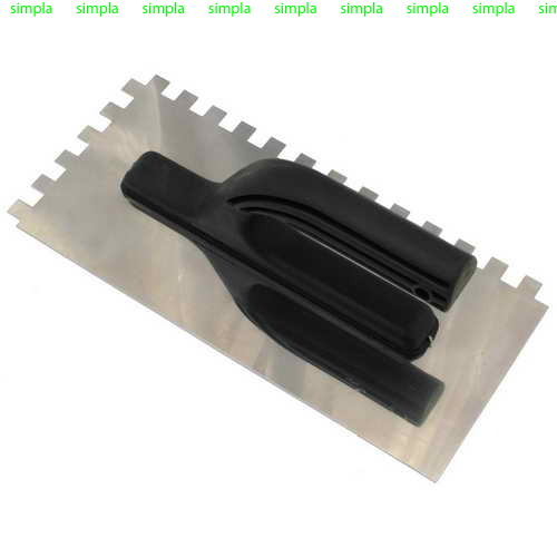 Зубчатая нержавеющая гладилка 13х28 смм