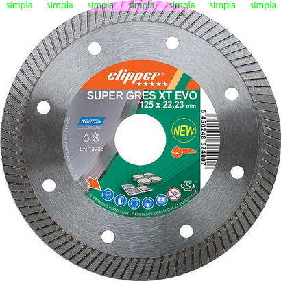 Диск алмазный Norton EXTREME CERAM TURBO, 125*22,23