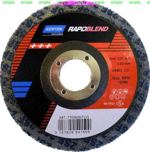 Диск шлифовальный Norton Rapid Blend 125*6*22,23