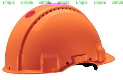 Каска Peltor оранжевая с вентиляцией