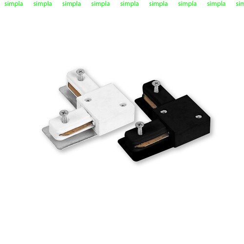 Коннектор черный угловой BL L