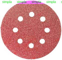 Круг наждачный с ворсовой подложкой, перфорированный Uniskan 125