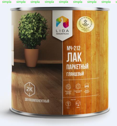 Лак МЧ 212 двухкомпонентный, 2.16 кг