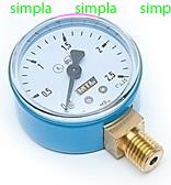 Манометр М12*1,5 кислородный 0-2,5 МПа