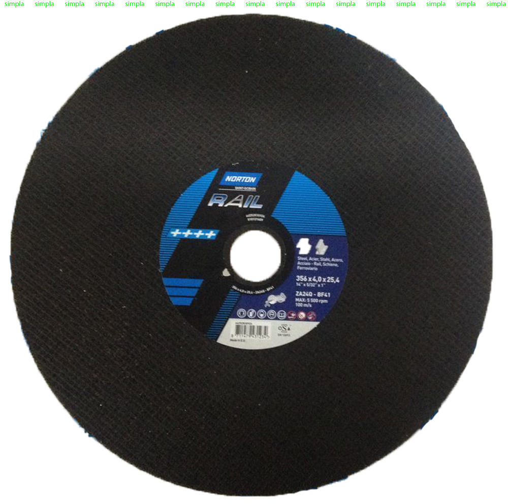 Круг отрезной NORTON RAIL 356 х 25.4