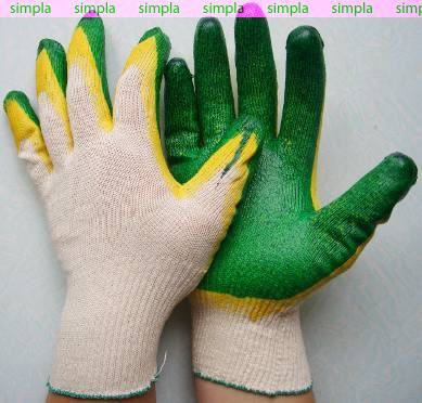 Перчатки трикатажные с 2-м латексным обливом