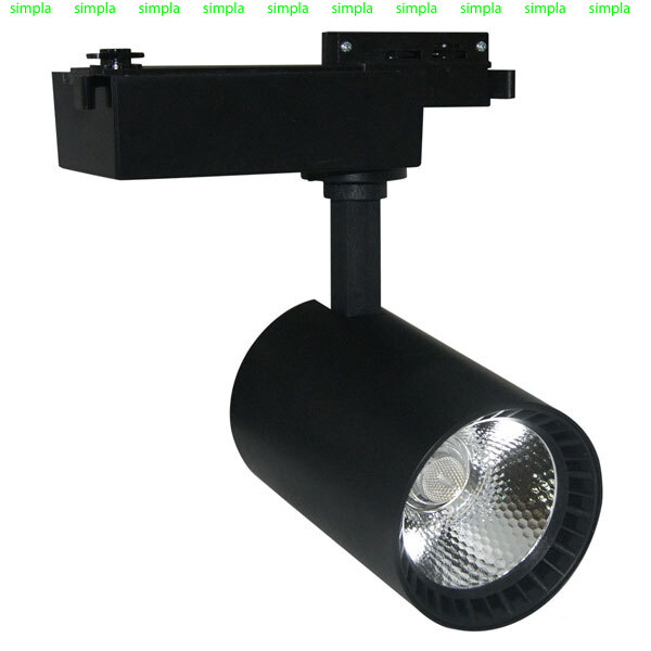 Светильник светодиодный трековый черный QH-ТLX030, 30Вт, 4000K, 48*36*47